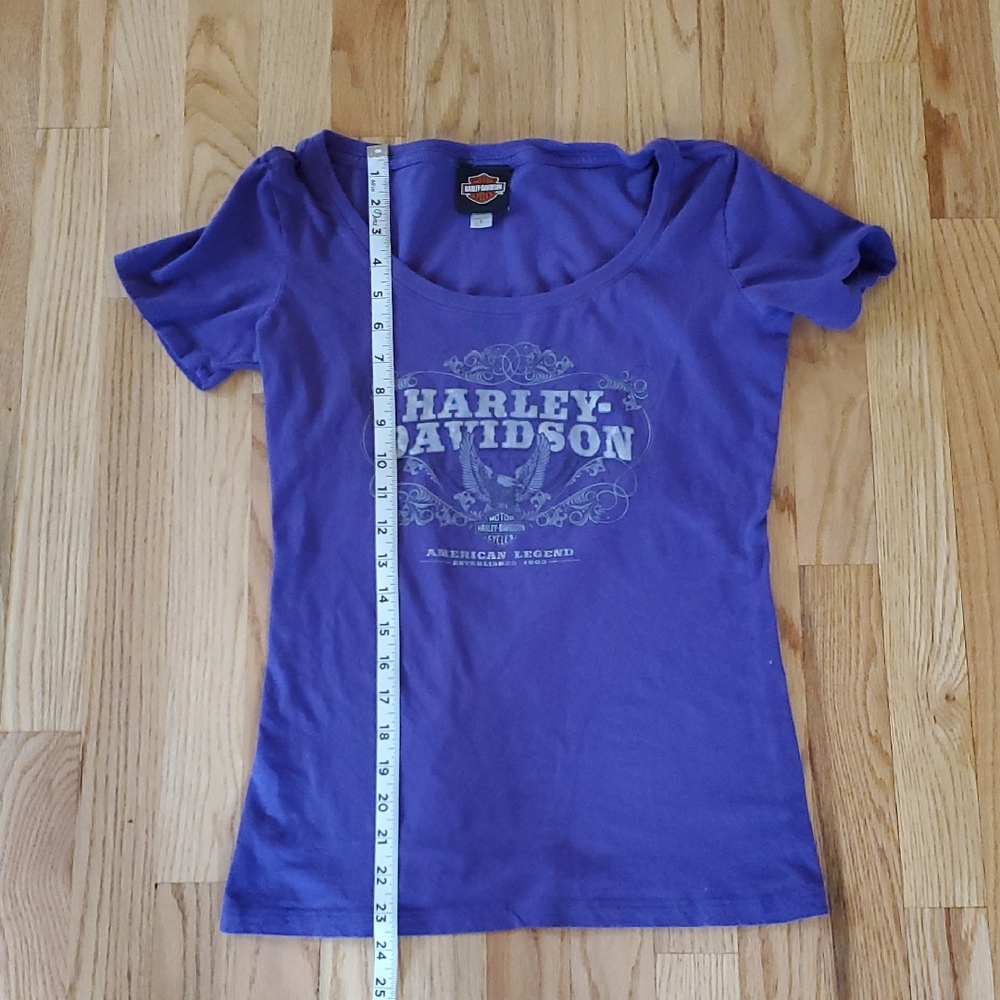Harley-Davidson Violet Tee with Graphic